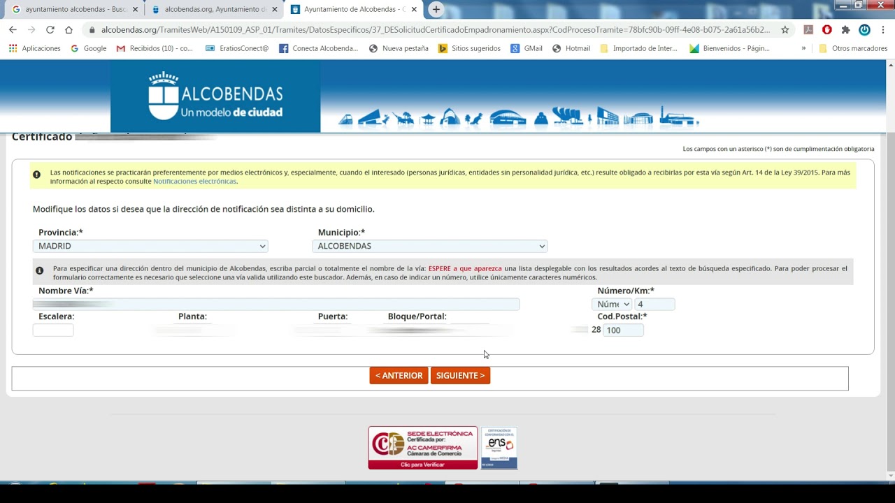 Todo lo que necesitas saber sobre el certificado de empadronamiento en Valdepeñas requisitos